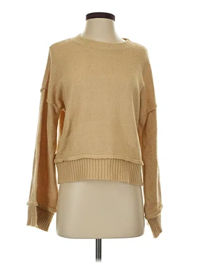 Pre-owned Double Zero Pullover Sweater In Tan