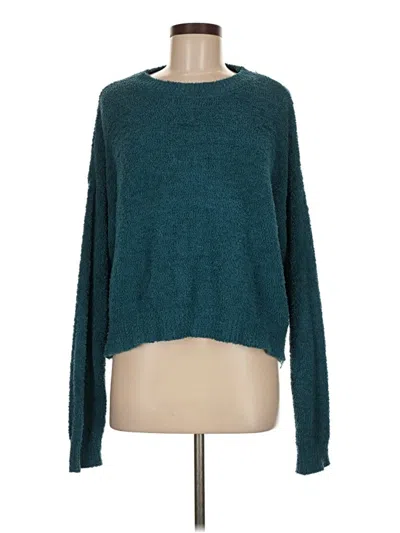 Pre-owned Double Zero Pullover Sweater In Teal