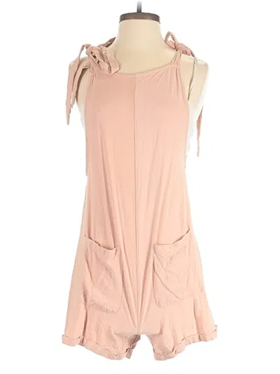 Pre-owned Double Zero Romper In Pink