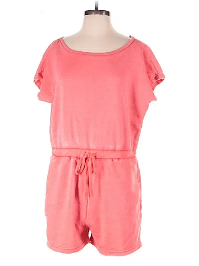 Pre-owned Double Zero Romper In Pink