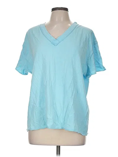 Pre-owned Double Zero Short Sleeve T-shirt In Blue