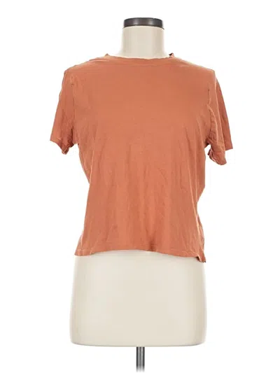 Pre-owned Double Zero Short Sleeve T-shirt In Brown