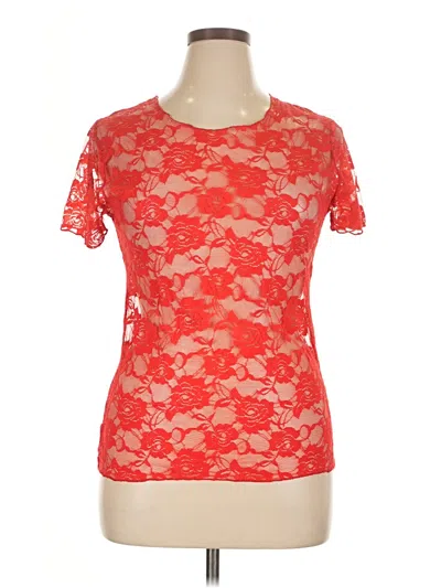 Pre-owned Double Zero Short Sleeve T-shirt In Red