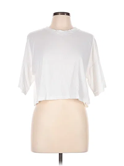 Pre-owned Double Zero Short Sleeve T-shirt In White