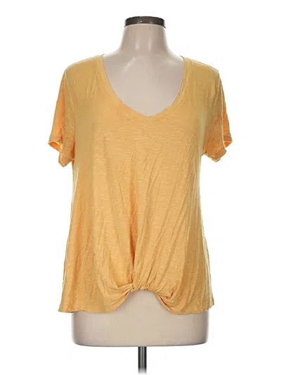 Pre-owned Double Zero Short Sleeve T-shirt In Yellow