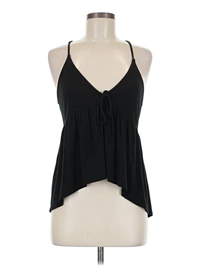 Pre-owned Double Zero Sleeveless Blouse In Black