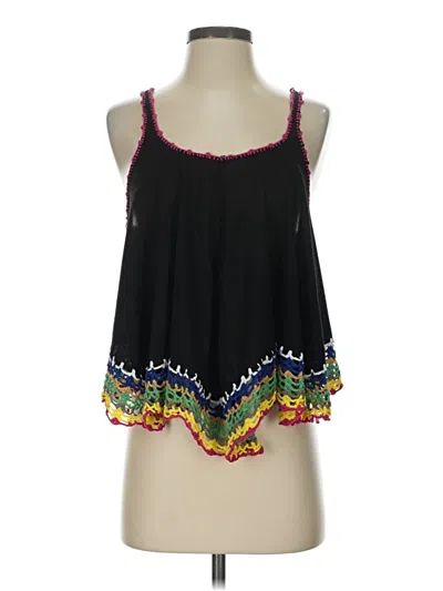Pre-owned Double Zero Sleeveless Blouse In Black