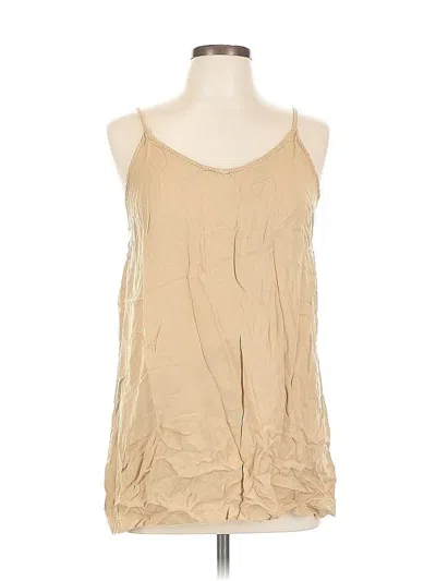 Pre-owned Double Zero Sleeveless Blouse In Brown
