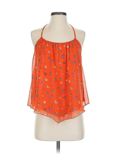 Pre-owned Double Zero Sleeveless Blouse In Orange