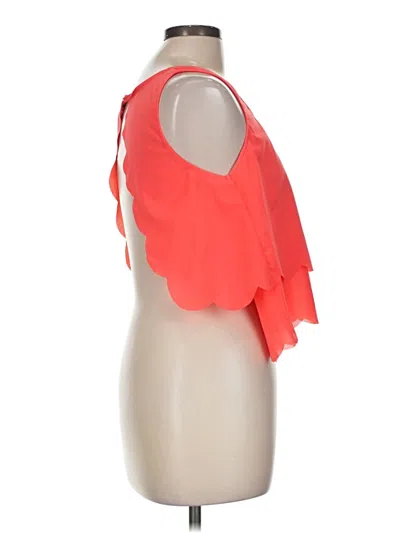 Pre-owned Double Zero Sleeveless Blouse In Orange