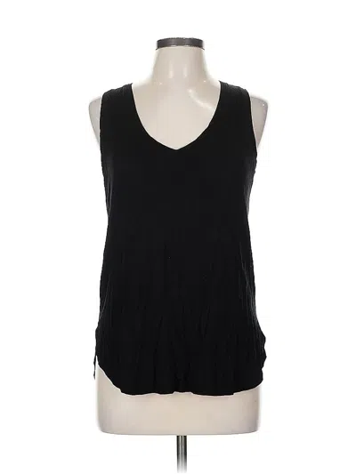 Pre-owned Double Zero Sleeveless T-shirt In Black