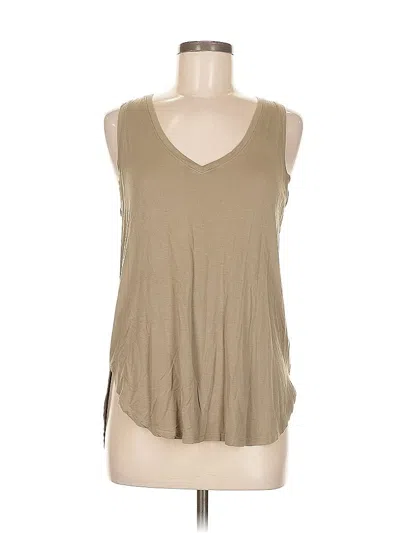 Pre-owned Double Zero Sleeveless T-shirt In Brown