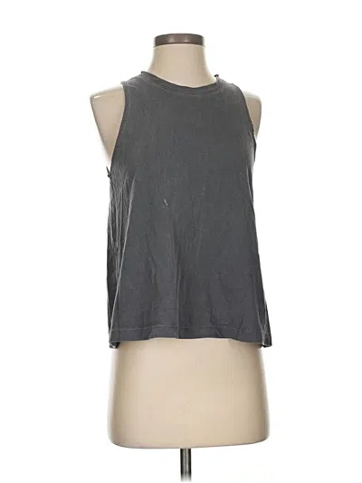 Pre-owned Double Zero Sleeveless T-shirt In Gray