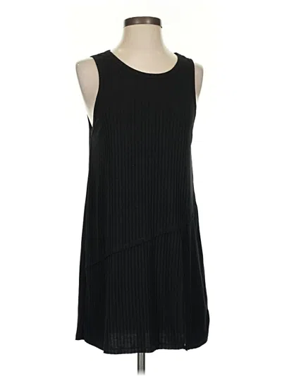 Pre-owned Double Zero Sleeveless Top Black Halter Neckline Tops