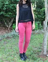 Double Zero Sleeveless Top In Black In Black