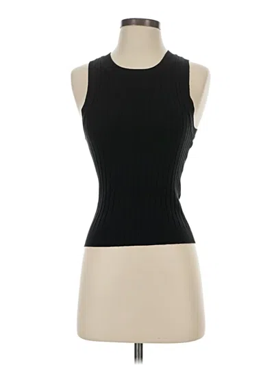 Pre-owned Double Zero Sleeveless T-shirt In Black