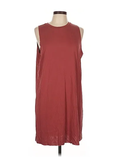 Pre-owned Double Zero Sleeveless T-shirt In Burgundy