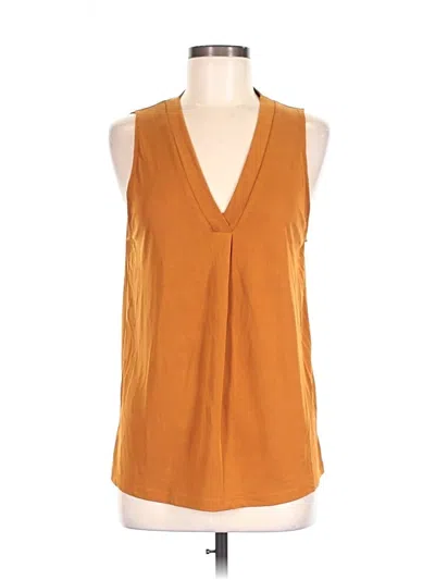 Double Zero Sleeveless T-shirt In Gold