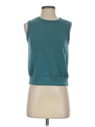 Pre-owned Double Zero Sleeveless T-shirt In Teal