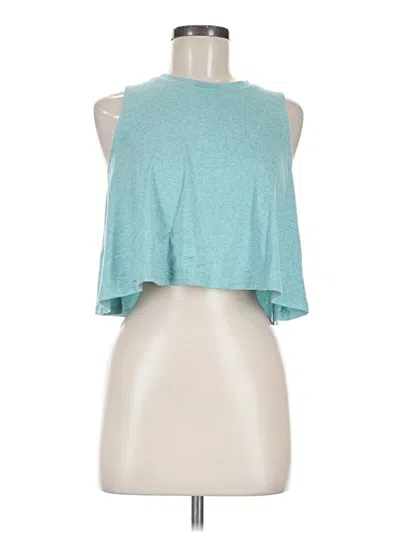 Pre-owned Double Zero Sleeveless T-shirt In Teal