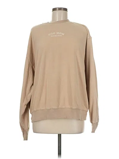 Pre-owned Double Zero Sweatshirt In Brown