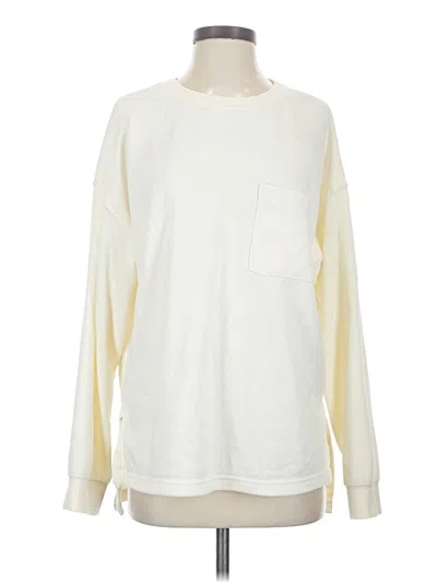 Pre-owned Double Zero Sweatshirt In Ivory