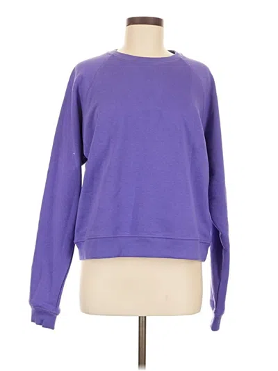 Pre-owned Double Zero Sweatshirt In Purple