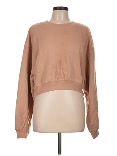 Pre-owned Double Zero Sweatshirt In Tan