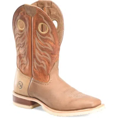 Double-h Boots Men's Thatcher Western Boots In Oldtown Folklore In Multi