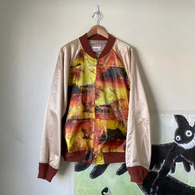 Pre-owned Doublet 19ss 3d Printed Souvenir Jacket In Multicolor