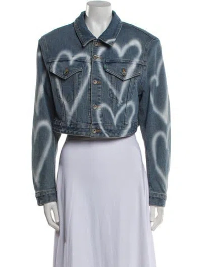 Pre-owned Doublet 2022 Denim Jacket In Blue