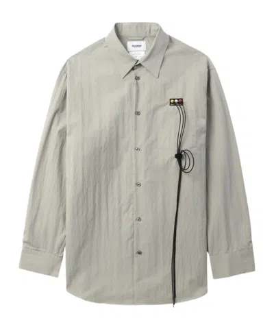 Doublet 3d-detail Technical-cotton Shirt In Gray