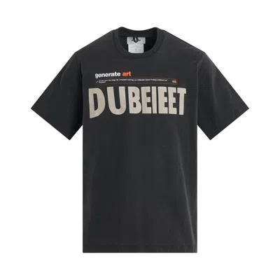 Doublet Logo-print Cotton T-shirt In Grey