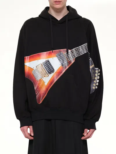 Doublet Air Guitar Hoodie In Black