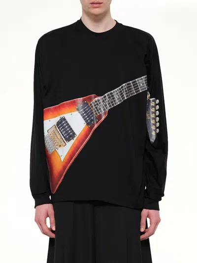 Doublet Air Guitar Long Sleeve T-shirt In Black