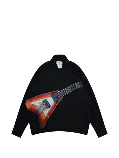 Doublet Air Guitar Shirt In 블랙