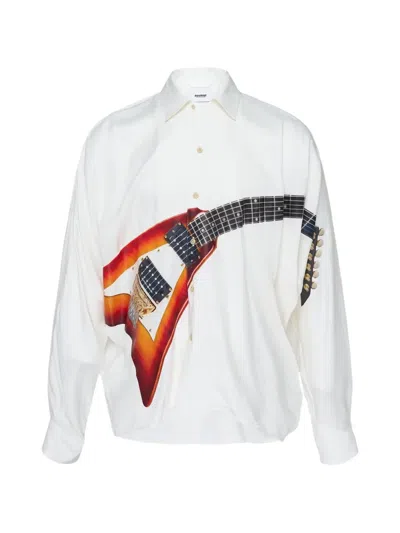 Doublet Air Guitar Shirt In White