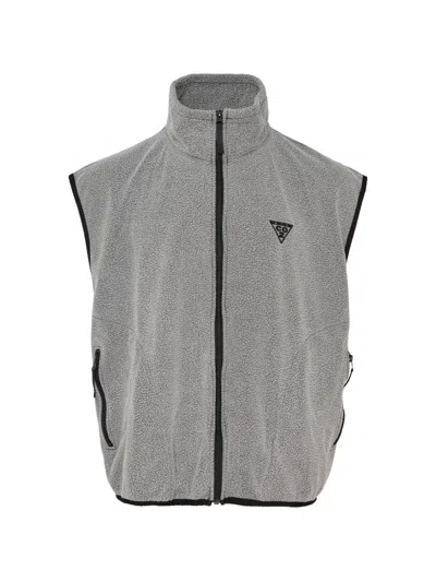 Doublet Air Yarn Fleece Vest In Multi