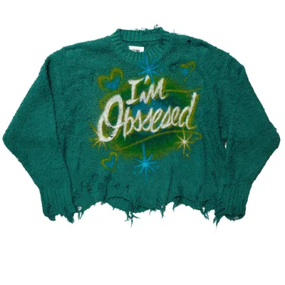 Doublet Airbrush Recycled Cotton Pullover In Multi