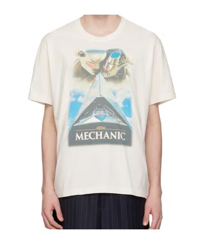 Doublet Android Mechanic Cotton T-shirt In White