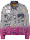 Doublet Jeansjacke Mit Anime-print In Blau