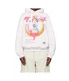 Doublet Anime-print Hoodie In White