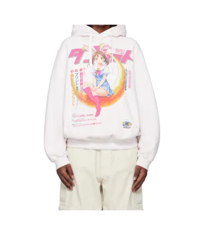 Doublet Anime-print Hoodie In White