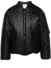 Doublet Balloon Bomber Jacket In Black