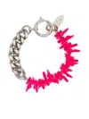 Doublet Bead-embellished Bracelet In Silver