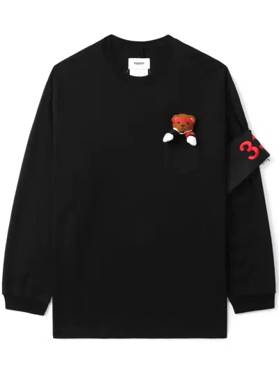 Doublet Bear-motif T-shirt In Black