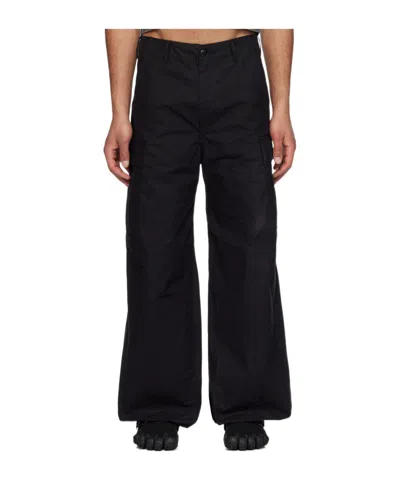 Doublet Belt-loop Overalls In Black