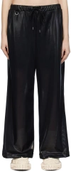 Doublet Black Curb Chain Lounge Pants In Black