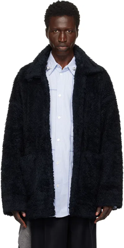 Doublet Black Hand-painted Jacket