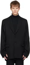 Doublet Black Invisible Blazer In Black